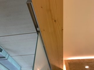 Corredera de cristal para paso