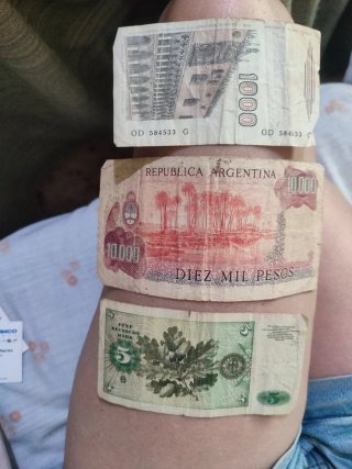 Billetes antiguos.
