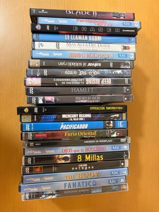 Lote 275+ Películas DVD Variadas algunas sin abrir