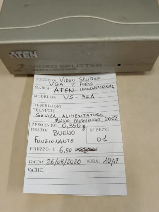 ATEN VS-92A 2-Port VGA Video Splitter