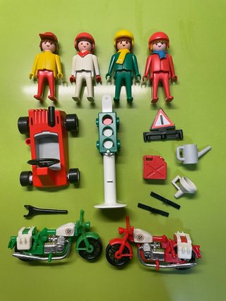 Playmobil Kart, Motos y Figuras Años 70