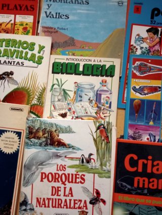 LOTE LIBROS NATURALEZA, ANIMALES