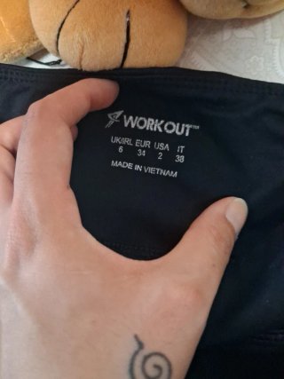 Mallas Deportivas WorkOut Negro/Rosa