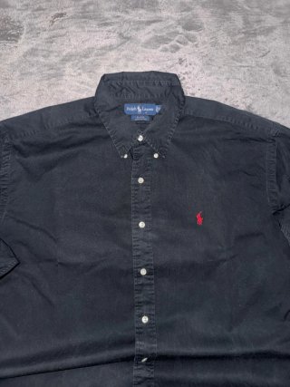 Camisa Polo Ralph Lauren Vintage Negra Talla XL