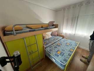 Letto a castello con armadio