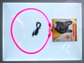Collare LED Ricaricabile USB per Cani