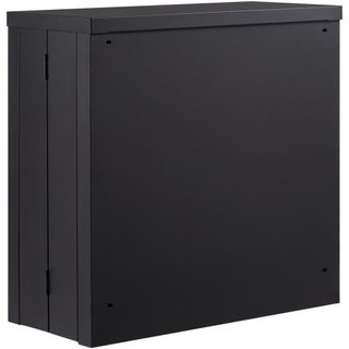 Armario de Pared Plegable, Taquilla de Garaje de Metal Montada de 660 mm Pequeño Cofre de Herramientas Capacidad de Carga de 108.8 kg Estante Ajustable Puerta Magnética Archivo para Almacén Oficin...