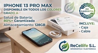iPhone 13 Pro Max 128GB Grado A