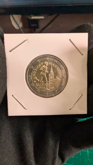 Moneda 2€ Eslovaquia 2024 Košický Maratón