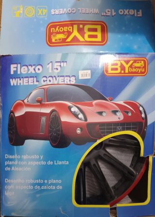 4 Tapacubos Flexo 15