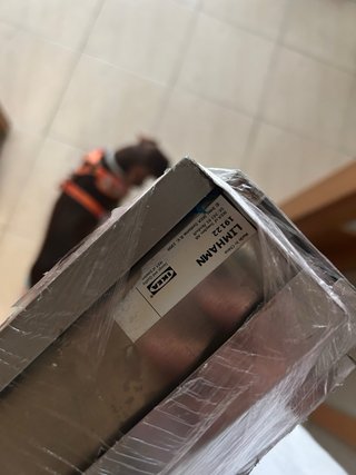 3 mensole IKEA LIMHAMN in acciaio inossidabile 60x20 cm