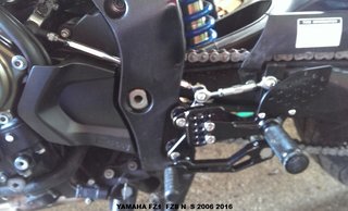 Estriberas retrasadas YAMAHA FZ1 FZ8 N 2006 2016