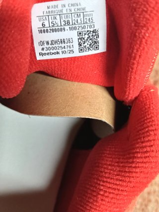 Zapatillas Reebok Rojas y Rosas talla 38