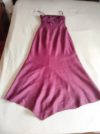 Vestido largo Adolfo Dominguez morado