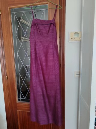 Vestido largo Adolfo Dominguez morado