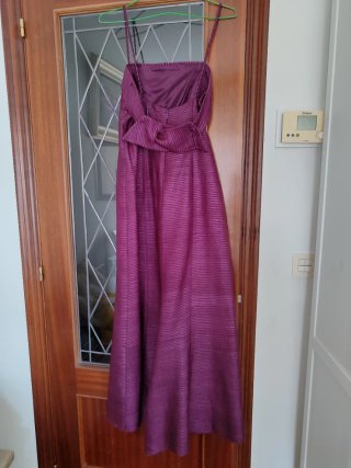 Vestido largo Adolfo Dominguez morado