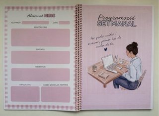 Cuaderno agenda docente maestra 2026/2027.