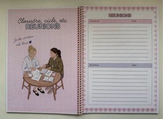 Cuaderno agenda docente maestra 2026/2027.