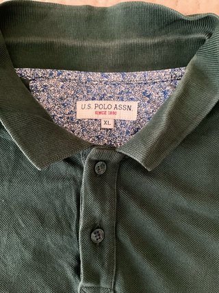 Polo U.S. Polo Assn. cotone piqué verde
