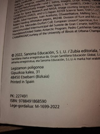BIOLOGIA, GEOLOGIA ETA INGURUMEN ZIENTZIAK 1 BT...