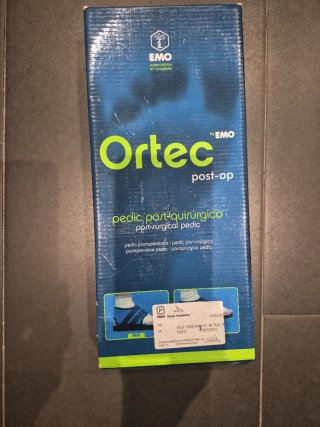 Zapato Ortec post-quirúrgico Talon Talla M