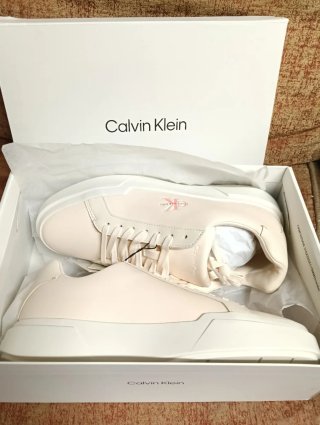 Zapatillas Calvin Klein Beige/Rosa talla 41 Unisex