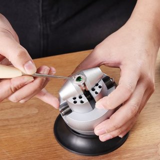 Morsa de Bola, Herramienta de Configuración de Grabado de 7.6 cm, Morsa de Bloque de Grabado con Rotación de 360°, 70 PCS de Herramientas de Bloque de Grabado de Joyería, Bloque Estándar para Incr...