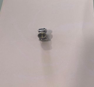 Charm Pandora Auténtico con Piedra Verde Oliva