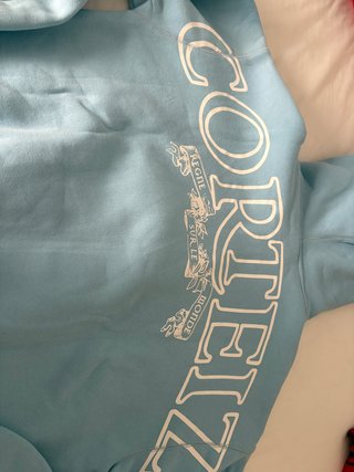 Sudadera Corteiz Azul con Cremallera