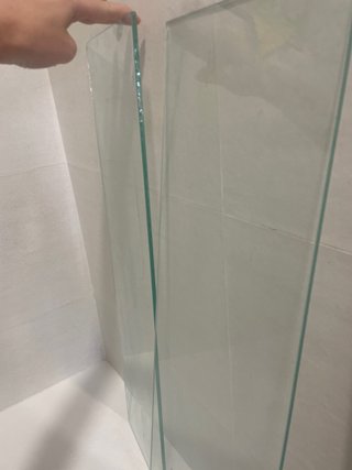 Estante de vidrio para ducha medidas: 67 cm x 19
