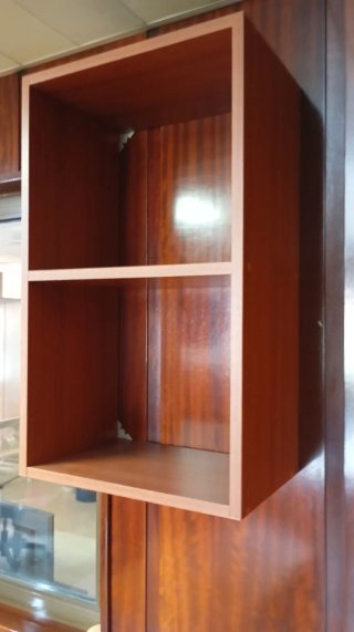 Conjunto Escritorio y Estante Madera