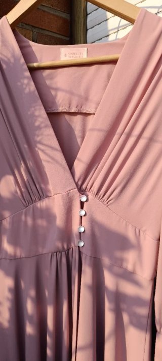 Vestido invitada rosa