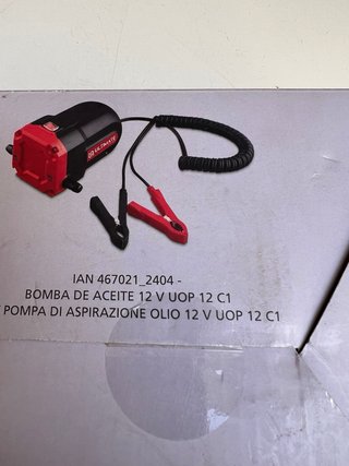 Pompa aspirazione olio 12V