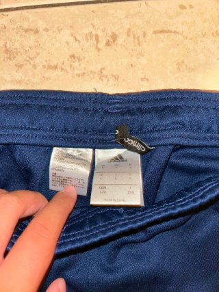 Pantalón Chándal Adidas Climalite Azul Vintage