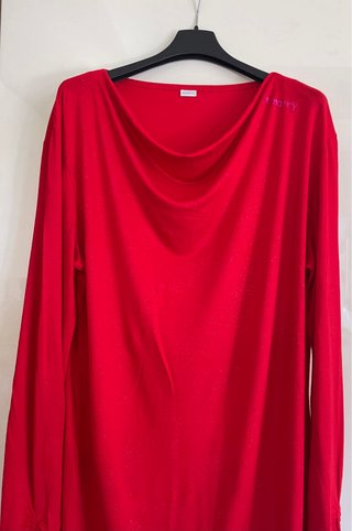 Maglia donna Yamamay glitterata rossa XL