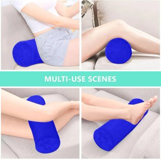 Cojín cervical elástico azul