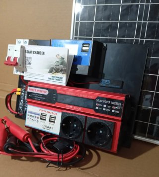 Kit solar completo.