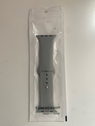 Correa Silicona Apple Watch 42/44/45/49mm Gris