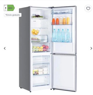 Refrigerador Hisense Gris No Frost