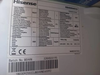 Refrigerador Hisense Gris No Frost