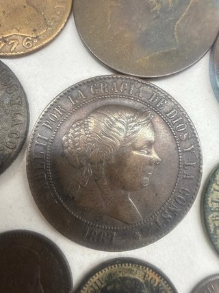 Lote monedas antiguas