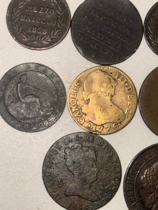 Lote monedas antiguas