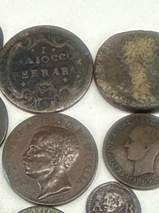 Lote monedas antiguas