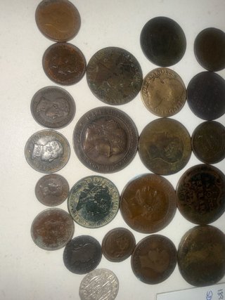 Lote monedas antiguas