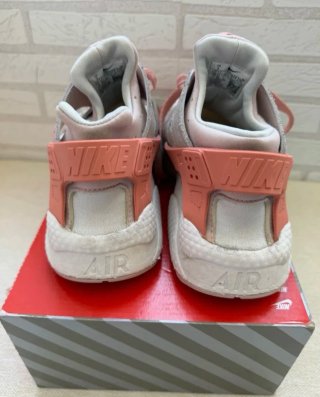 Nike Huarache Talla 40.5 Gris/Rosa