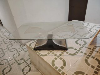 Mesa baja cristal moderna