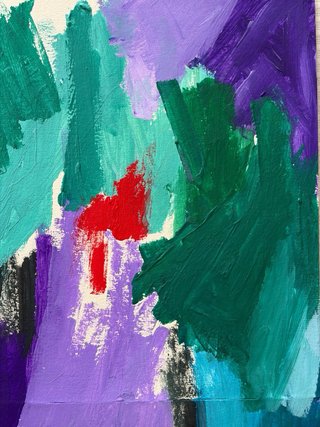 Díptico Obra de Arte Abstracta Original