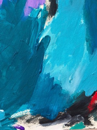 Díptico Obra de Arte Abstracta Original