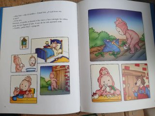 Caillou. Los tres cerditos