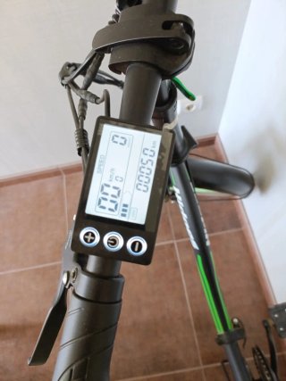 Bicicleta Eléctrica Hidoes Negra/Verde